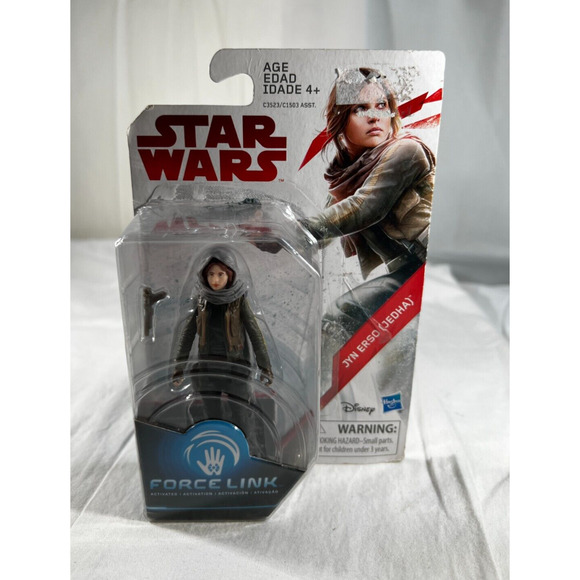 Star Wars Jyn Erso (Jedha) Action Figure Force Link Disney Hasbro New Sealed - Picture 1 of 15